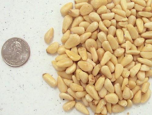 Organic Pignolias (Shelled Pine Nuts): 1/8 Pound
